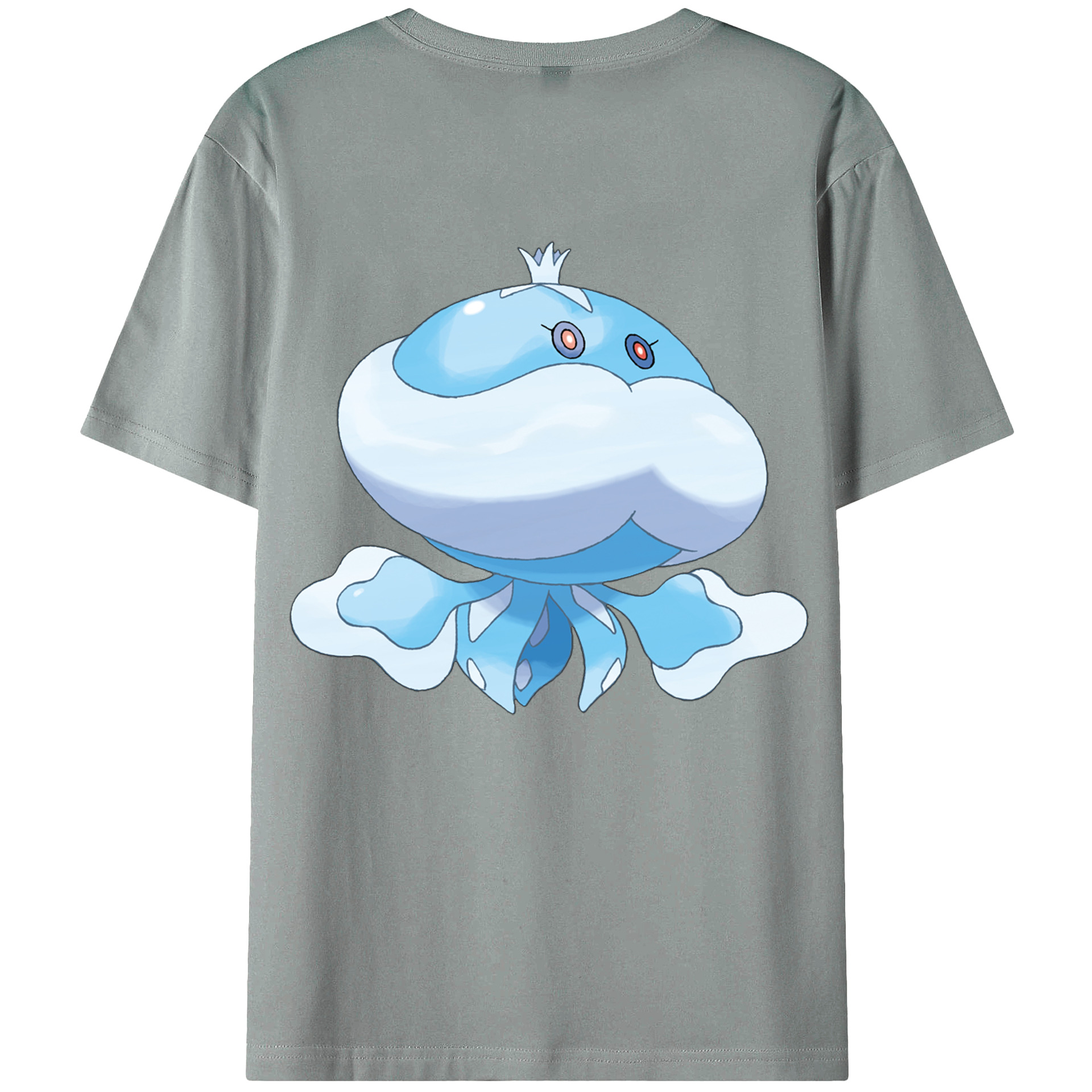 （画像用） ポケットモンスター Pokémon 綿100％ メンズ半袖Tシャツ（バックプリント） 通気性